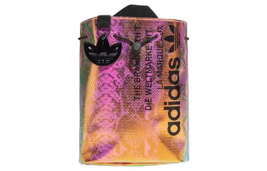Полиуретановый рюкзак, стандартный, женский, лазерный, пудра Adidas Originals