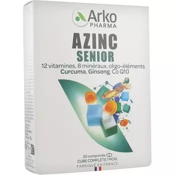 Поливитаминная добавка Azinc Senior 30 таблеток Arkopharma