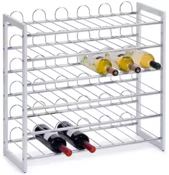Полка для бутылок Zeller Present, на 36 бутылок 68х63х26,5 см, белый