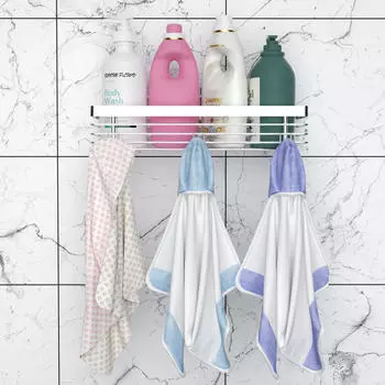 Полка для душа Intirilife, серебряный