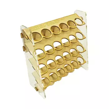 Полка для хранения красок для хобби, совместимая с круглыми красками для рукоделия 1,5 дюйма, 2 унции (24 слота), Miscellaneous Miniature Gaming Aids & Tools (Litko Aerosystems)