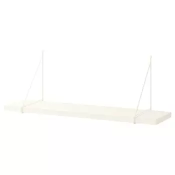 Полка настенная, белый/белый, 80х20 см, BERGSHULT / PERSHULT IKEA