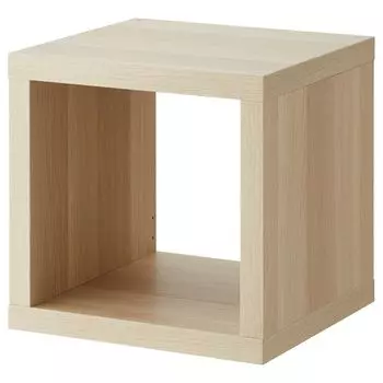 Полка, под дуб, 42x41 см, KALLAX IKEA