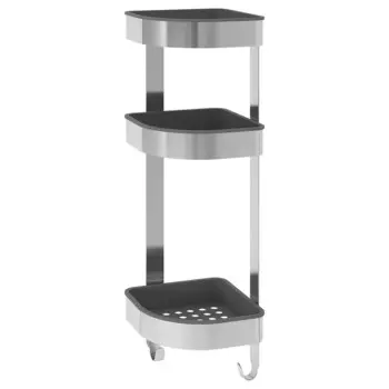 Полка угловая настенная, нержавеющая сталь, 19х58 см, BROGRUND IKEA