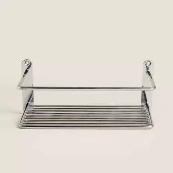 Полка Zara Home Chrome Metal Shelf, серебристый