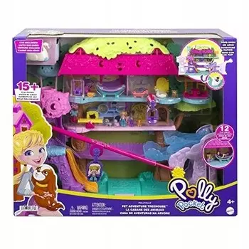 Polly Pocket TREE HOUSE ДОМ 2 КУКЛЫ ЖИВОТНЫЕ ПРИКЛЮЧЕНИЯ
