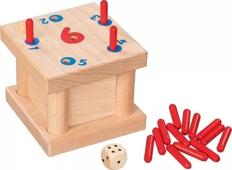 Полная игра в шесть деревянных кубиков, Гоки. Goki