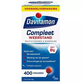 Полная устойчивость - Мультивитамины и минералы - 400 Драже Davitamon