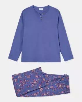 Полная женская пижама nfasis, синий