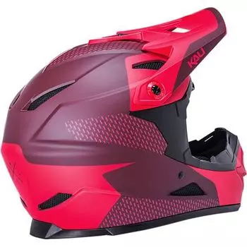 Полнолицевой шлем Zoka Kali Protectives, цвет Dash Mat Red/Burgandy