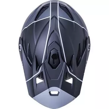 Полнолицевой шлем Zoka Kali Protectives, цвет Stripe Matte Black/Grey