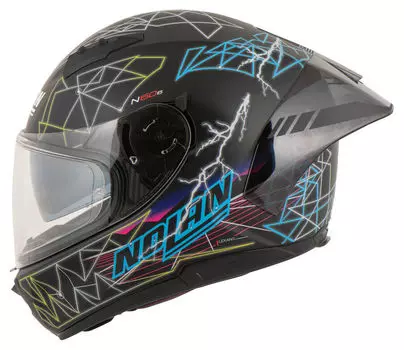 Полнолицевый шлем N60-6 Спортивный дождь Nolan, мультиколор