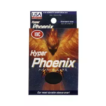 Полноразмерный Hyper Phoenix — матовый черный (100), Hyper Mat Sleeves