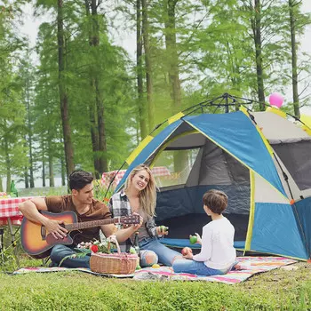 Полностью автоматическая быстрооткрывающаяся палатка Jingdian Guangnian, однослойная упаковка 6/