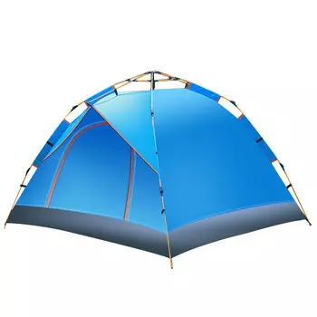 Полностью автоматическая палатка Jingdian Guangnian, непромокаемая темно-зеленая палатка, бежевая палатка на 16 человек