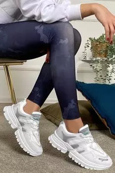 Полностью белые женские кроссовки DARK SEER, белый