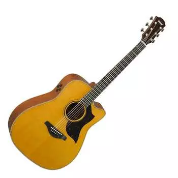 Полностью цельная акустическая электрогитара Yamaha A5M с жестким футляром - Vintage Natural Yamaha A5M All Solid Electric Guitar w/Hardcase