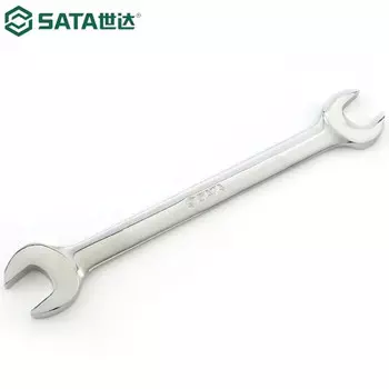 Полностью полированный двойной рожковый ключ Shida 14x17MM 41206 SATA