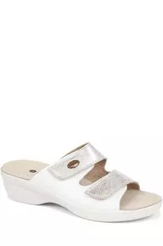 Полностью регулируемые сандалии-мулы Pavers, белый