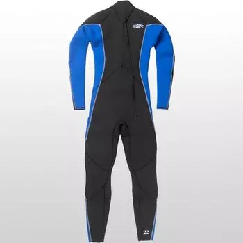 Полный гидрокостюм Absolute Gbs с молнией сзади 4/3 — для мальчиков Billabong, цвет Harbor