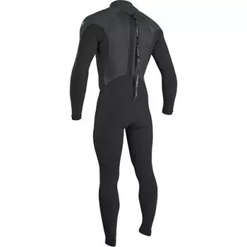 Полный гидрокостюм Epic с молнией сзади 3/2 мм мужской O'Neill, цвет Black/Gunmetal/Black