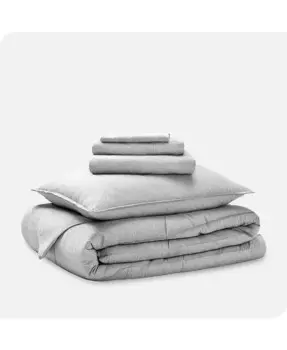 Полный комплект постельного белья Комплект одеял Twin XL Bare Home, розовый