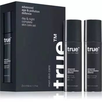 Полный набор для ухода за кожей True Men «День и ночь» True Men Skin Care