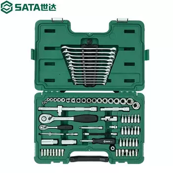 Полный набор SATA Shida, 80 предметов, 6,3x12,5 мм, серия 9518