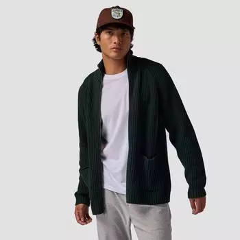 Полный замок свитер Stoic, цвет scarab