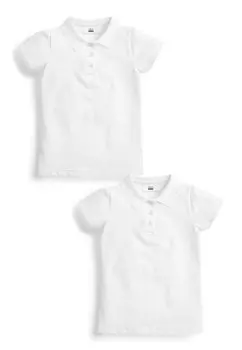 Поло 2 Pack Short Sleeve Next, белый