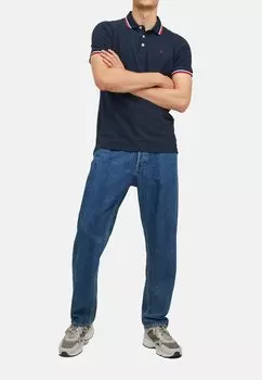 Поло 2ER PACK PAULOS SLIM FIT Jack & Jones, цвет Dunkelblau Wei