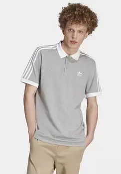 Polo Adicolor Classics 3-Stripes adidas Originals, цвет medium grey heather
