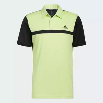 Поло Adidas Golf NVLTY Core, лаймовый/черный