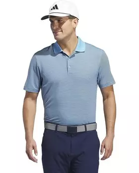 Поло adidas Golf Ottoman Short Sleeve Polo, цвет Semi Blue Burst/Collegiate Navy