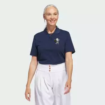 Поло Adidas MALBON One Point Polo, цвет College Navy
