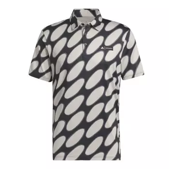 Поло Adidas Marimekko Golf, черный/бежевый