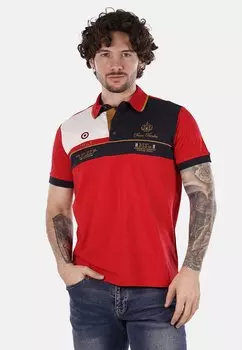 Поло AERONAUTICA MILITARE, красный