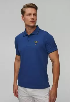Поло AERONAUTICA MILITARE, синий
