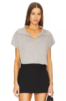 Поло AEXAE V-Neck, серый