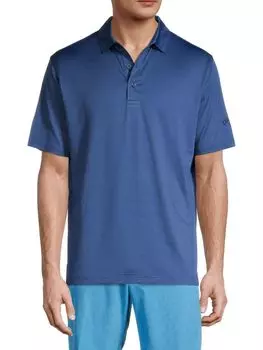 Поло эластичной вязки в тонкую полоску Callaway, цвет Peacoat