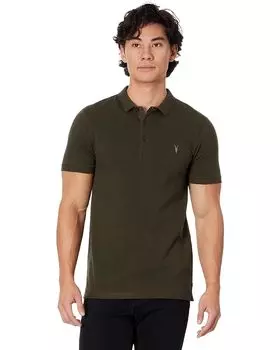 Поло AllSaints Reform Short Sleeve, цвет Rye Grass Green