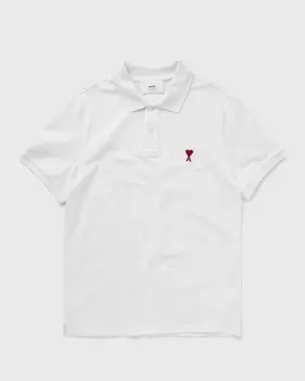 Поло Ami Paris Ami De Coeur Polo Shirt, цвет blanc