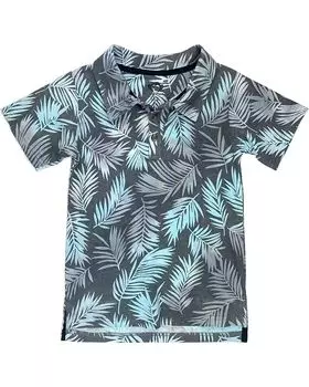 Поло Appaman Tropical Fairbanks Short Sleeve Polo, цвет Teal Tropics