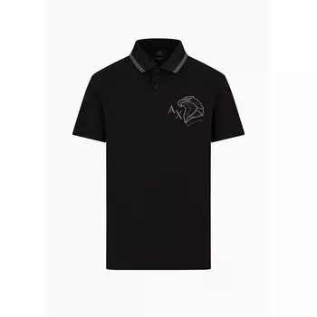Поло Armani Exchange 3DZFHQ_ZJ9SZ, черный