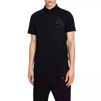 Поло Armani Exchange 6RZFAL_ZJ9TZ, черный