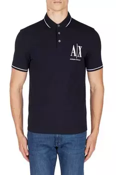 Поло Armani Exchange 8nzf75-z8m5z, синий