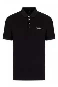Поло Armani Exchange 8Nzf80 Z8H4Z, черный