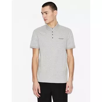 Поло Armani Exchange 8NZF80_Z8H4Z, серый