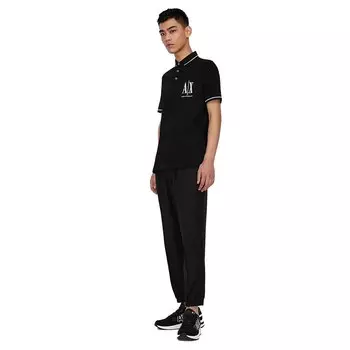 Поло Armani Exchange 8NZFPA_Z8M5Z, черный