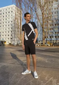 Поло Armani Exchange, черный
